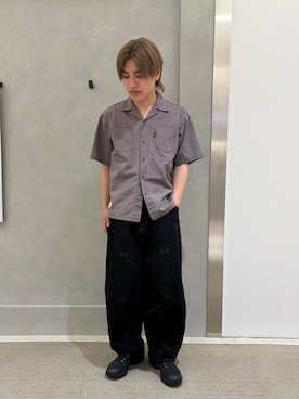 「schott（ショット）のアイテム」を使った、拓海さん（メンズ・168cm）の春コーディネート