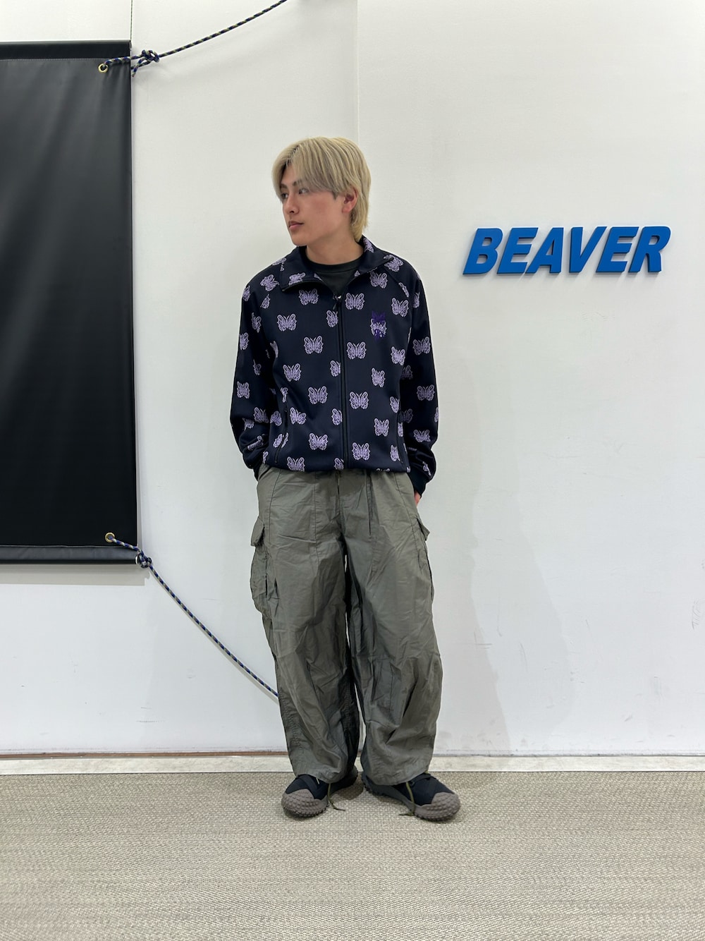 「サンダル、CMF Outdoor Garment、春コーデ、春、春服」｜「CMF OUTDOOR GARMENTのCMF OUTDOOR GARMENT/シーエムエフ アウトドアガーメント  APPROACH 02 SANDAL CMF2501-AC37（サンダル、ブラック系）」を使った、拓海さん（メンズ・168cm）の春コーディネートの1枚目の写真