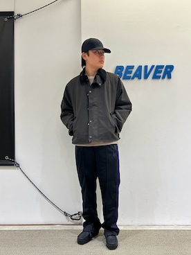 「Barbour（バブアー）のアイテム」を使った、拓海さん（メンズ・168cm）の秋コーディネート