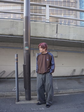 「BEAVER（ビーバー）のアイテム」を使った、拓海さん（メンズ・168cm）の春コーディネート