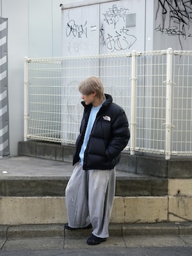 「アイテム（ダウンジャケット/コート）」を使った、拓海さん（メンズ・168cm）の冬コーディネート