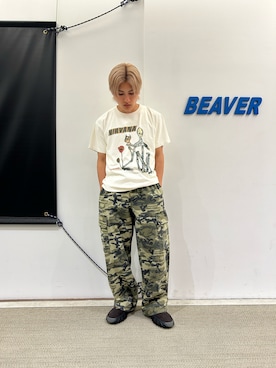 「NIRVANA（ニルヴァーナ）のアイテム」を使った、拓海さん（メンズ・168cm）の夏コーディネート