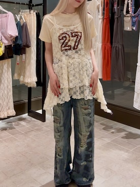 「アイテム（パンツ）」を使った、たぎゃさん（レディース・170cm）の夏コーディネート