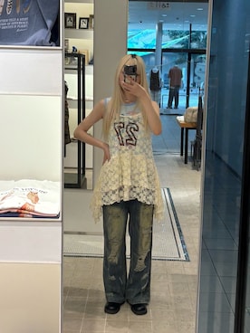 「アイテム（ワンピース/ドレス）」を使った、たぎゃさん（レディース・170cm）の夏コーディネート