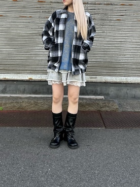 「CIAOPANIC（チャオパニック）のアイテム（スカート）」を使った、たぎゃさん（レディース・170cm）の秋コーディネート