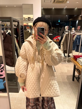 「CIAOPANIC（チャオパニック）のアイテム（その他アウター）」を使った、たぎゃさん（レディース・170cm）の冬コーディネート