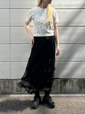 「アイテム（キャミソール）」を使った、たぎゃさん（レディース・170cm）の夏コーディネート