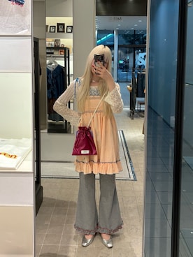 「HELLO.SANFRANCISCO（ハローサンフランシスコ）のアイテム（チュニック）」を使った、たぎゃさん（レディース・170cm）の夏コーディネート