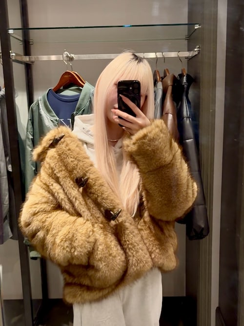 ダッフルボタンファージャケット