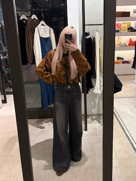 「CIAOPANIC（チャオパニック）のアイテム（カーディガン/ボレロ）」を使った、たぎゃさん（レディース・170cm）の秋コーディネート