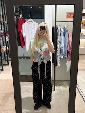 「アイテム（キャミソール）」を使った、たぎゃさん（レディース・170cm）の夏コーディネート