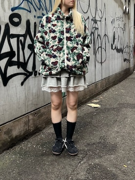 「CIAOPANIC（チャオパニック）のアイテム（その他アウター）」を使った、たぎゃさん（レディース・170cm）の秋コーディネート