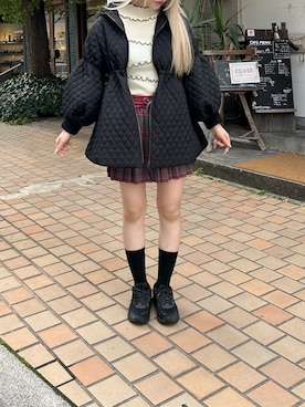 「CIAOPANIC（チャオパニック）のアイテム（その他アウター）」を使った、たぎゃさん（レディース・170cm）の秋コーディネート