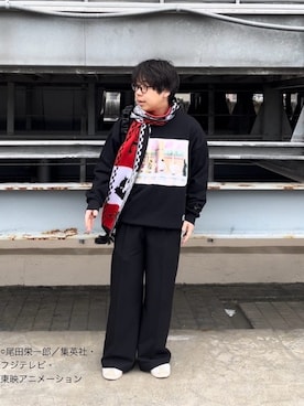 「tk.TAKEO KIKUCHI（ティーケータケオキクチ）のアイテム」を使った、TAIGAさん（メンズ・160cm）の秋コーディネート