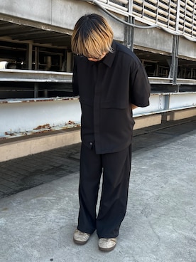 「tk.TAKEO KIKUCHI（ティーケータケオキクチ）のアイテム（パンツ）」を使った、TAIGAさん（メンズ・160cm）の夏コーディネート