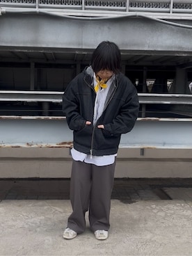 「tk.TAKEO KIKUCHI（ティーケータケオキクチ）のアイテム（ジャケット/アウター）」を使った、TAIGAさん（メンズ・160cm）の冬コーディネート