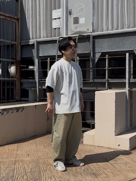 「tk.TAKEO KIKUCHI（ティーケータケオキクチ）のアイテム」を使った、TAIGAさん（メンズ・160cm）の春コーディネート