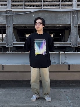 「tk.TAKEO KIKUCHI（ティーケータケオキクチ）のアイテム」を使った、TAIGAさん（メンズ・160cm）の春コーディネート