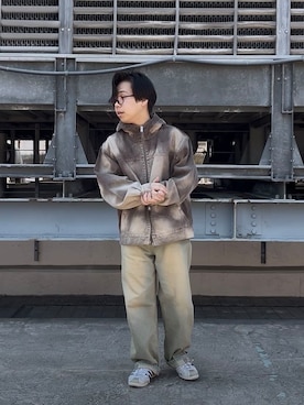 「tk.TAKEO KIKUCHI（ティーケータケオキクチ）のアイテム（ジャケット/アウター）」を使った、TAIGAさん（メンズ・160cm）の春コーディネート