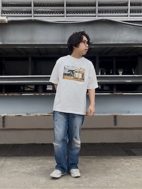「tk.TAKEO KIKUCHI（ティーケータケオキクチ）のアイテム」を使った、TAIGAさん（メンズ・160cm）の春コーディネート