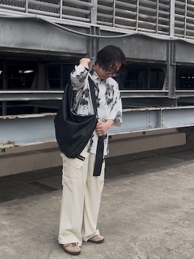 「tk.TAKEO KIKUCHI（ティーケータケオキクチ）のアイテム」を使った、TAIGAさん（メンズ・160cm）の夏コーディネート