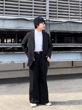 「tk.TAKEO KIKUCHI（ティーケータケオキクチ）のアイテム」を使った、TAIGAさん（メンズ・160cm）の冬コーディネート