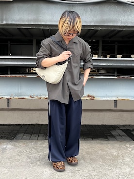 「tk.TAKEO KIKUCHI（ティーケータケオキクチ）のアイテム（トップス）」を使った、TAIGAさん（メンズ・160cm）の秋コーディネート