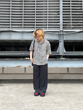 「tk.TAKEO KIKUCHI（ティーケータケオキクチ）のアイテム（パンツ）」を使った、TAIGAさん（メンズ・160cm）の春コーディネート
