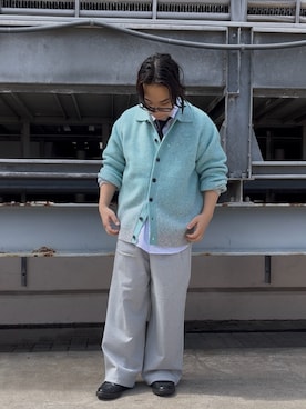 「tk.TAKEO KIKUCHI（ティーケータケオキクチ）のアイテム（その他パンツ）」を使った、TAIGAさん（メンズ・160cm）の秋コーディネート