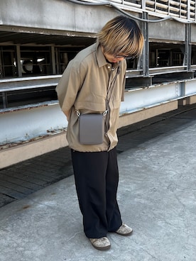 「tk.TAKEO KIKUCHI（ティーケータケオキクチ）のアイテム（パンツ）」を使った、TAIGAさん（メンズ・160cm）の夏コーディネート