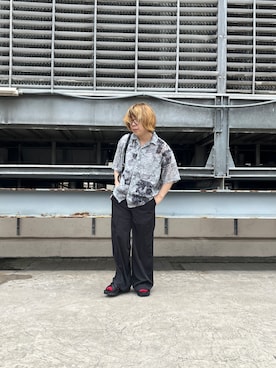 「tk.TAKEO KIKUCHI（ティーケータケオキクチ）のアイテム（パンツ）」を使った、TAIGAさん（メンズ・160cm）の春コーディネート