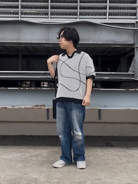 「tk.TAKEO KIKUCHI（ティーケータケオキクチ）のアイテム」を使った、TAIGAさん（メンズ・160cm）の春コーディネート