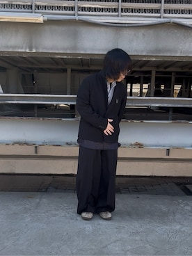 「tk.TAKEO KIKUCHI（ティーケータケオキクチ）のアイテム（パンツ）」を使った、TAIGAさん（メンズ・160cm）の春コーディネート