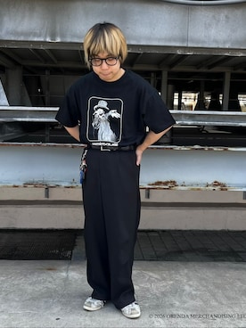 「tk.TAKEO KIKUCHI（ティーケータケオキクチ）のアイテム（パンツ）」を使った、TAIGAさん（メンズ・160cm）の夏コーディネート