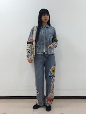 Desigual立川STAFFさん（レディース・170cm）の秋コーディネート