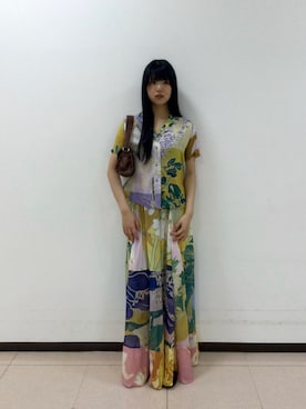 「Desigual（デシグアル）のショートスリーブシャツ（シャツ/ブラウス、その他）」を使った、Desigual立川STAFFさん（レディース・150cm）の春コーディネート