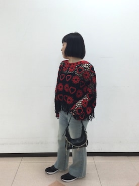 「Desigual（デシグアル）のアイテム」を使った、Desigual立川STAFFさん（レディース・150cm）の春コーディネート