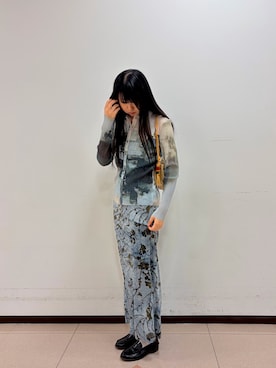 「Desigual（デシグアル）のアイテム」を使った、Desigual立川STAFFさん（レディース・170cm）の春コーディネート