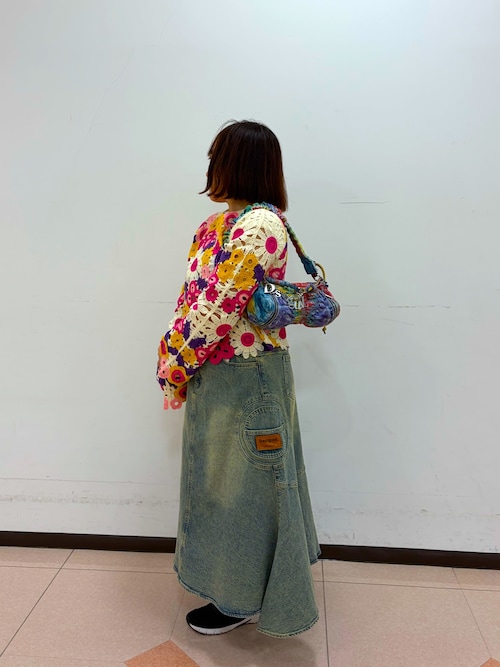 Desigual（デシグアル） ニット セーター パープルマルチフローラル