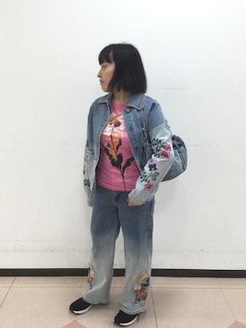 Desigual立川STAFFさん(レディース・150cm)の春コーディネート