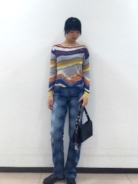 Desigual立川STAFFさん（レディース・170cm）の夏コーディネート