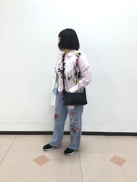 Desigual立川STAFFさん（レディース・150cm）の春コーディネート