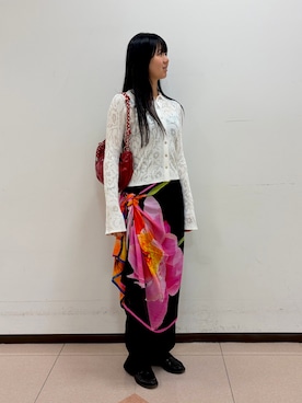「Desigual（デシグアル）のアイテム」を使った、Desigual立川STAFFさん（レディース・170cm）の春コーディネート