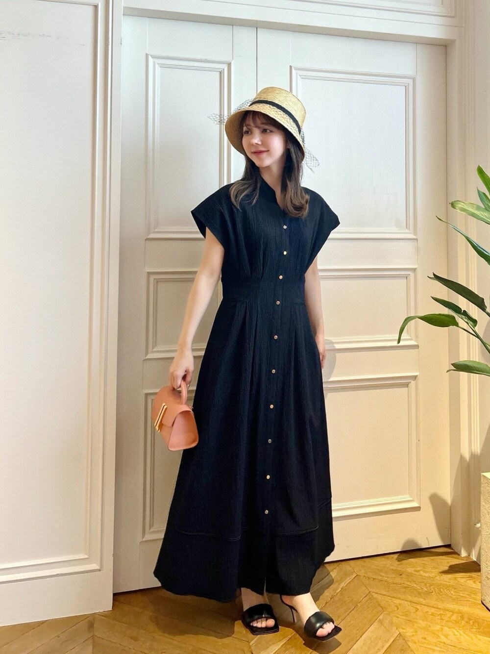 LOULOU WILLOUGHBY タックワンピース1 完売 LOULOU WILLOUGHBY タックワンピース1 完売