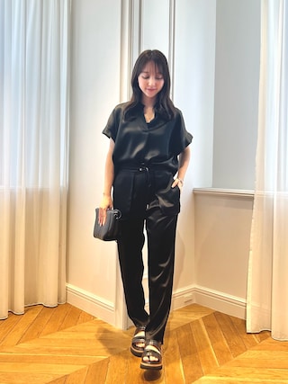 【美品】アルアバイル ブルー スキッパー シャツブラウス 春夏　2024 1716173312_320.jpg