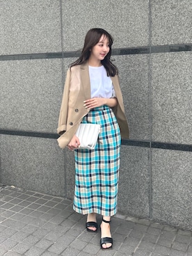 Akatsuka.mさん（レディース・154cm）の春コーディネート