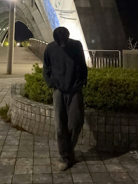 「アイテム（スニーカー）」を使った、aoaoさん（メンズ・172cm）の冬コーディネート