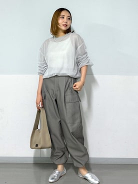 「チュール」｜Natsuさん（レディース・158cm）の春コーディネート