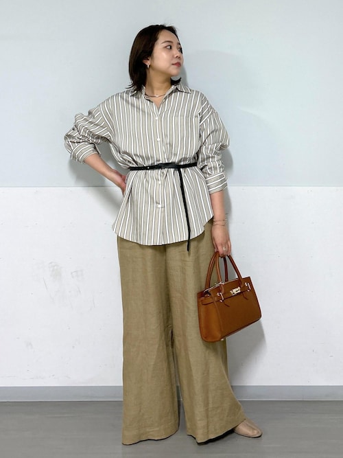 ヨーロピアンフラックスリネンリラックスパンツ（その他パンツ