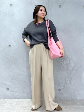 「フェスコーデ」｜「アイテム（パンプス）」を使った、Natsuさん（レディース・158cm）の冬コーディネート